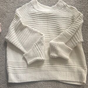 Target 🎯 Cozy Cream Knit Sweater